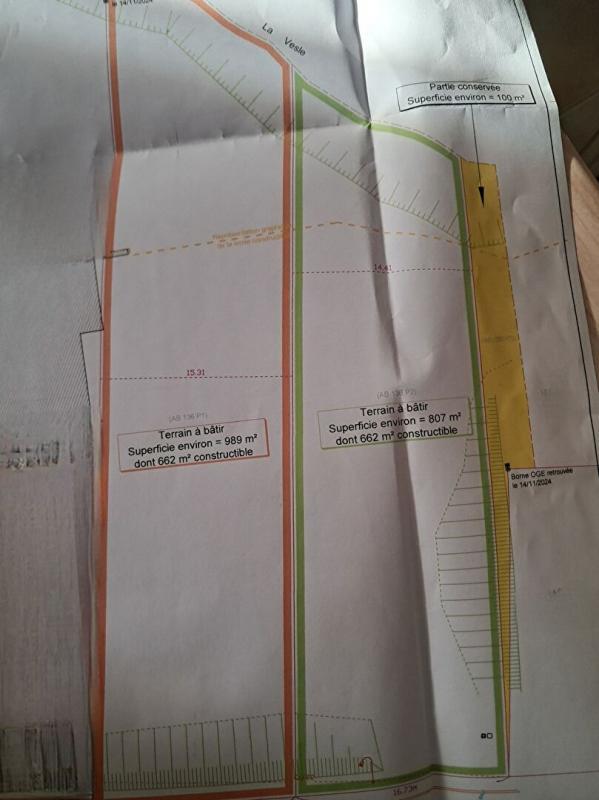 Terrain constructible - 1 796 m²