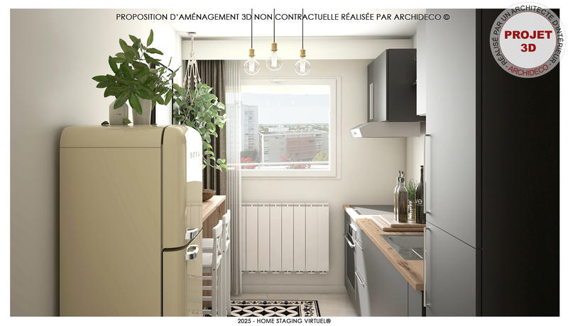 Appartement - 62 m² - 3 pièces