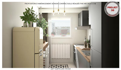 Appartement - 62 m² - 3 pièces