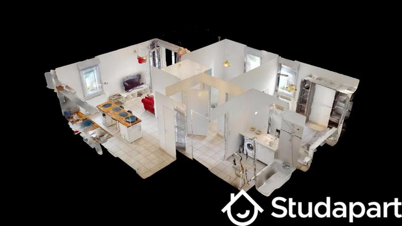 Chambre - 9 m² - 1 pièce