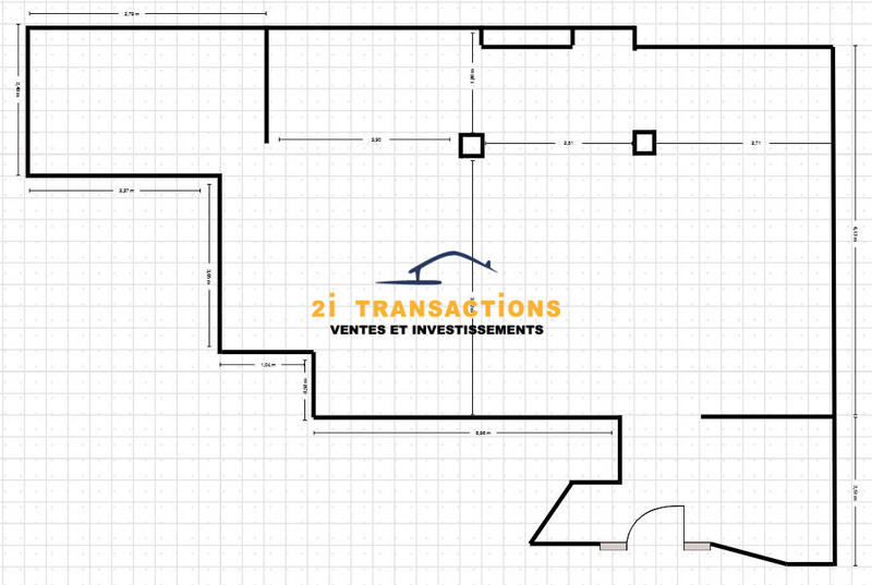 Appartement - 70 m² - 1 pièce