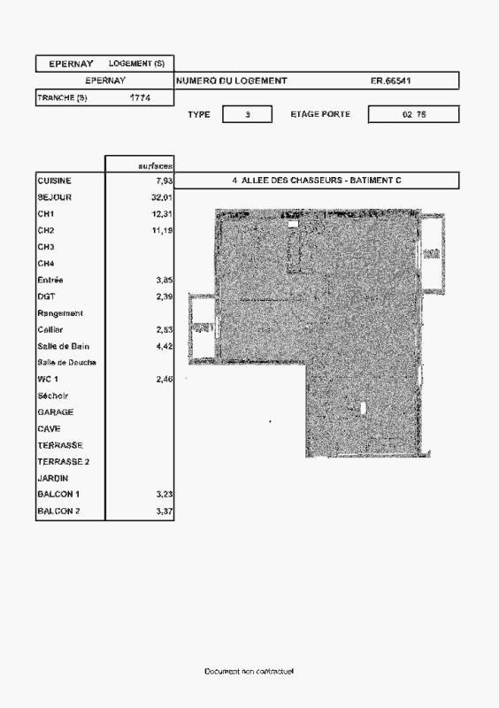 Appartement - 79 m² - 3 pièces