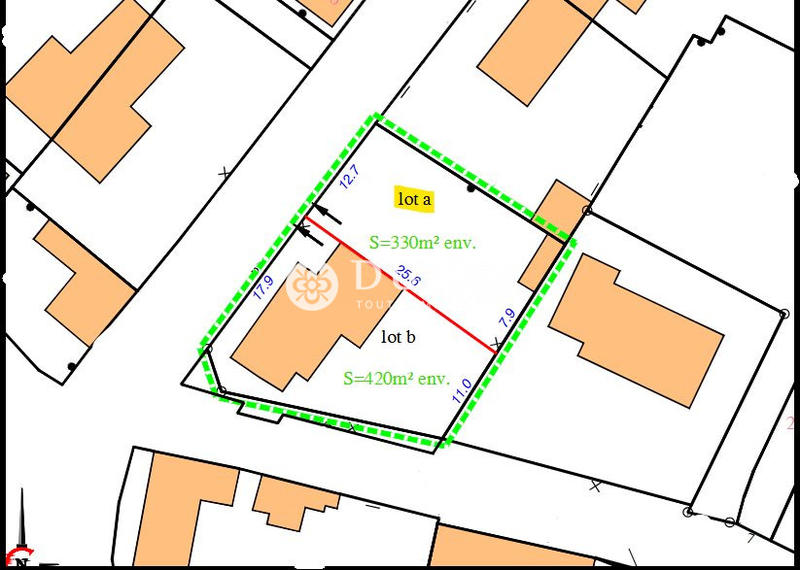 Terrain - 329 m²