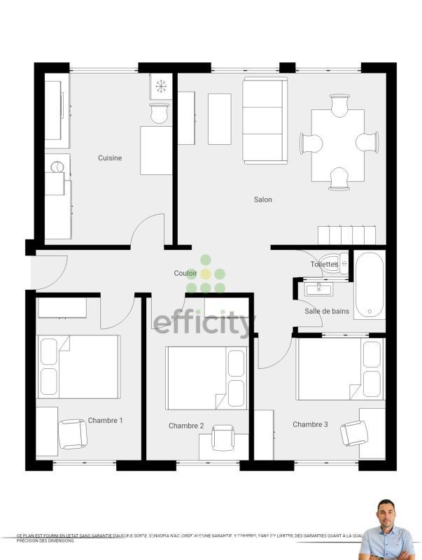 Appartement - 71 m² - 4 pièces