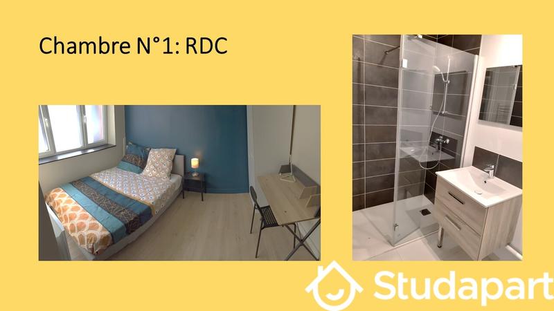 Chambre - 12 m² - 1 pièce