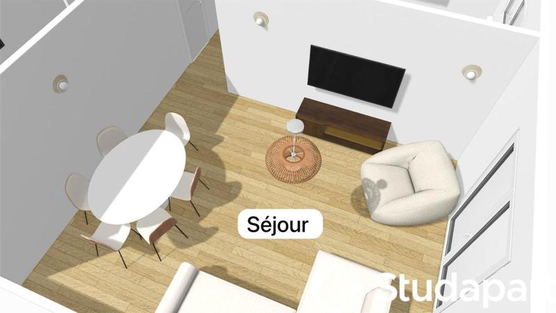 Chambre - 10 m² - 1 pièce