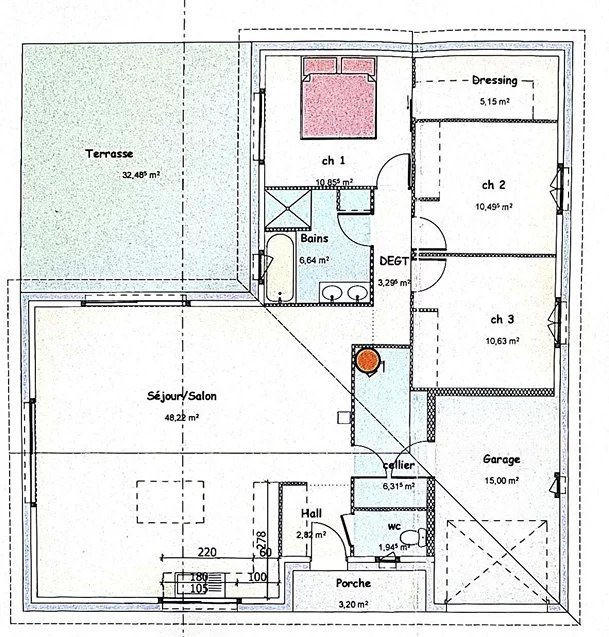 Maison - 106 m² - 4 pièces