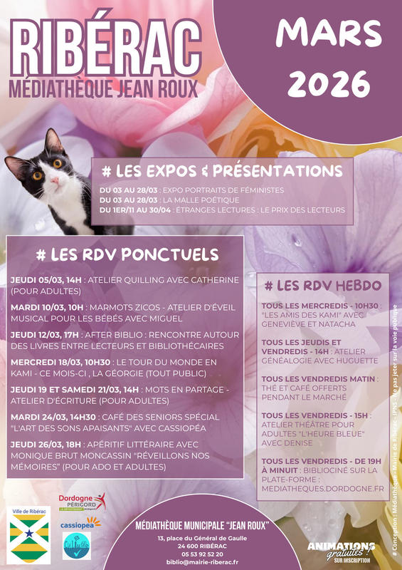 Atelier d'écriture Mots en partage