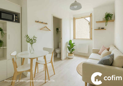 Appartement - 11 m² - 1 pièce