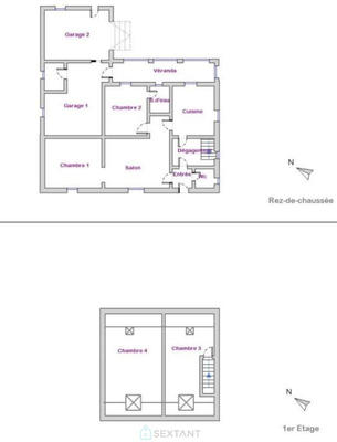 Maison - 100 m² - 4 pièces