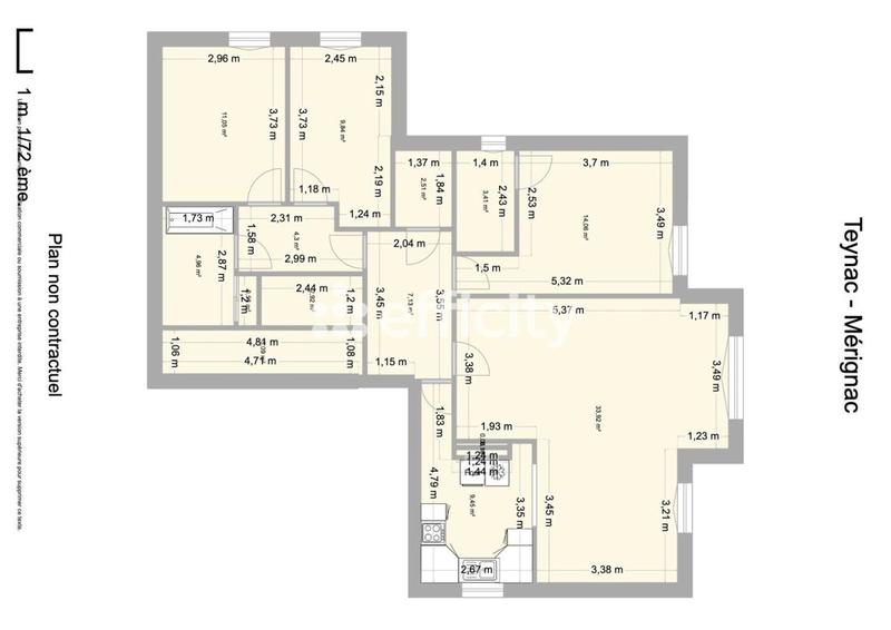 Appartement - 111 m² - 5 pièces