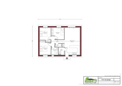 Maison - 70 m² - 4 pièces