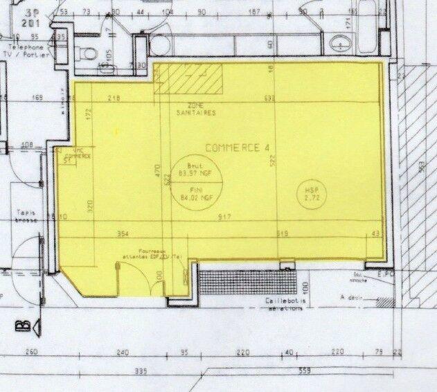 Local commercial - 48 m² - 1 pièce