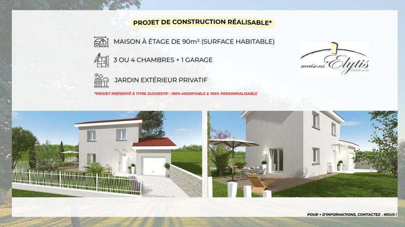 Terrain constructible - 400 m²