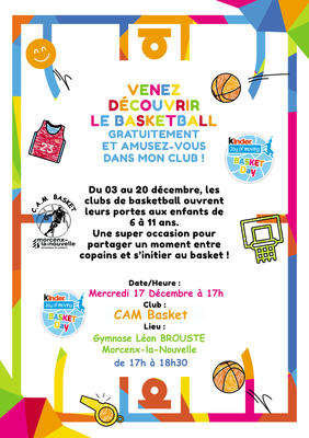 Venez découvrir le BaskeetBall et amusez-vous !