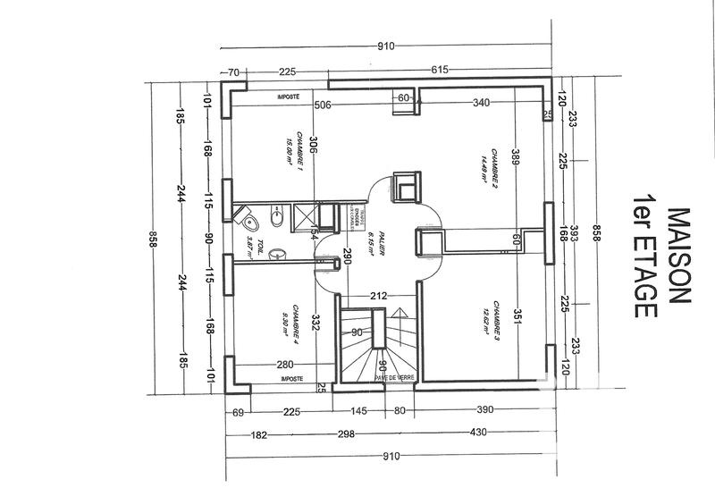 Maison - 125 m² - 7 pièces