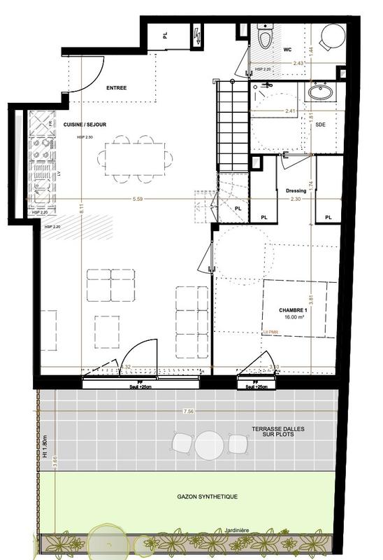 Appartement - 113 m² - 5 pièces