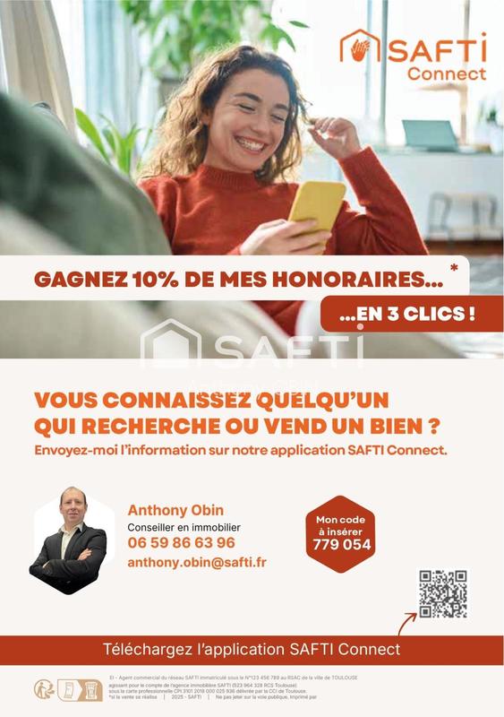 Appartement - 49 m² - 2 pièces