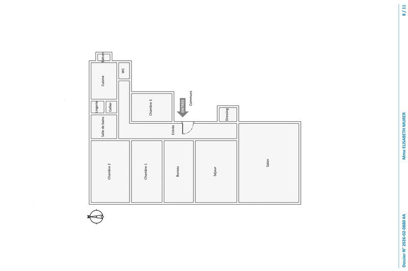 Appartement - 147 m² - 6 pièces