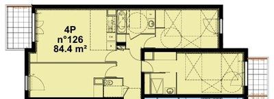 Appartement - 84 m² - 4 pièces