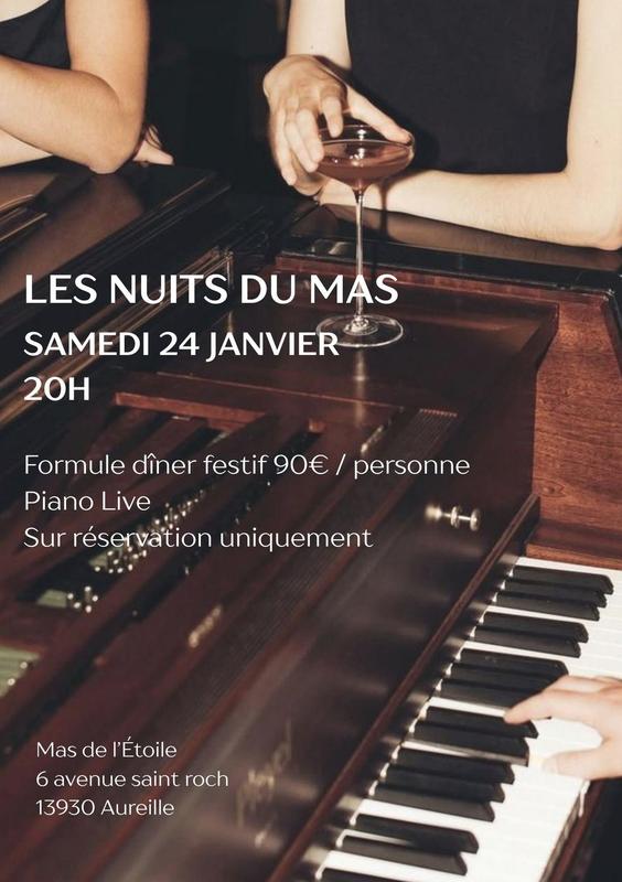 Dîner festif au Mas de l'Étoile