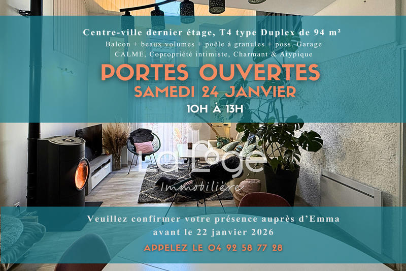 Appartement - 94 m² - 4 pièces