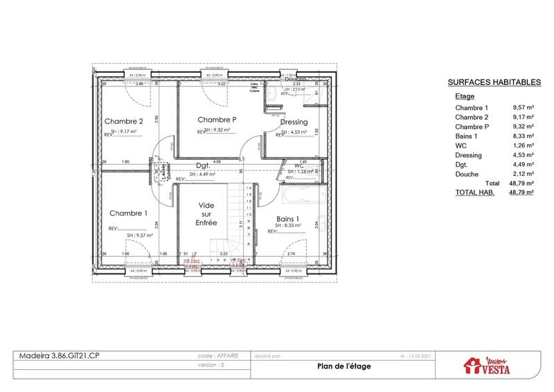 Maison - 86 m² - 4 pièces