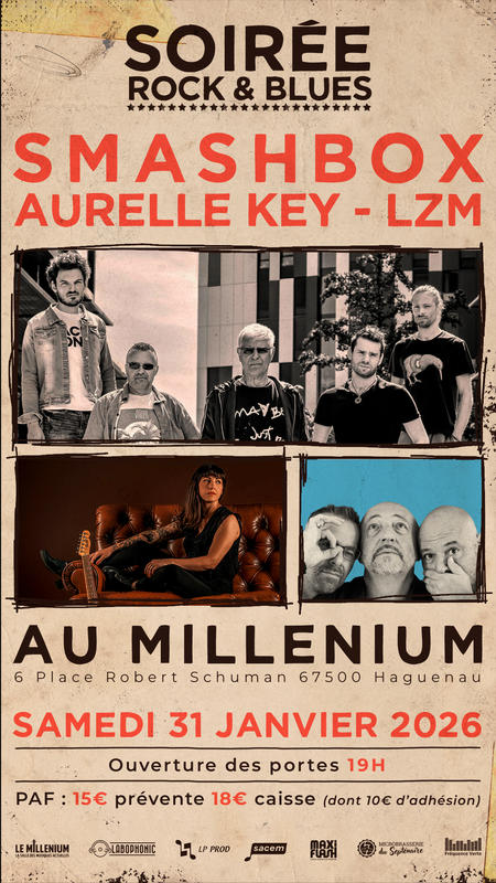 Soirée Rock Blues au Millénium