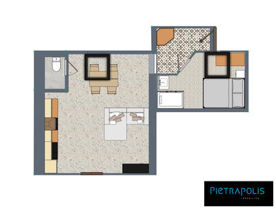 Appartement - 36 m² - 2 pièces