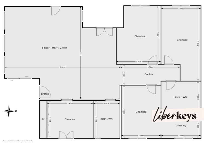 Maison - 128 m² - 5 pièces