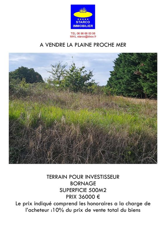 Terrain - 500 m²