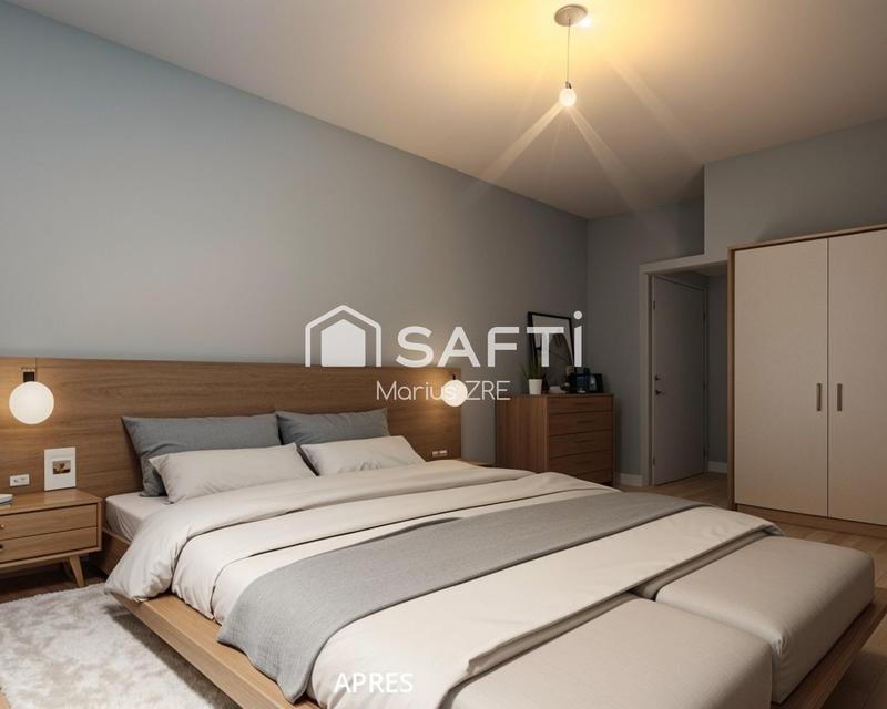 Maison - 62 m² - 3 pièces