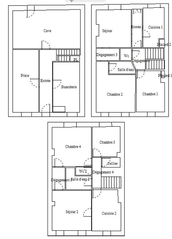 Maison de village - 155 m² - 8 pièces