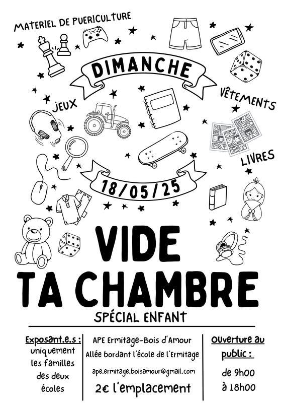 Vide ta chambre d'enfant