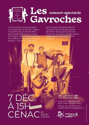 Concert spectacle &quot;Les Gavroches&quot;