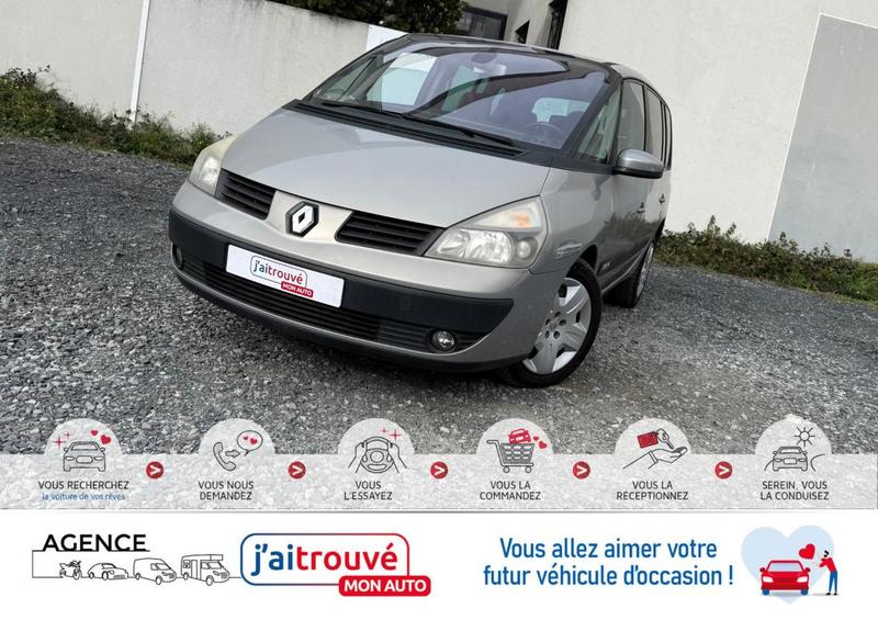 Renault Espace IV 3.5 V6 245ch Bva Expression 7 places 1ère main &amp; carnet d'entretiens*149 000km*Ct Révision Ok*Véhicule Sous Garantie*100 Points de Contrôles*CarteGrise Moitié prix (Véhicule plus 10 ans)*Régulateur/limiteur vitesse*Climatisation Auto*Fix