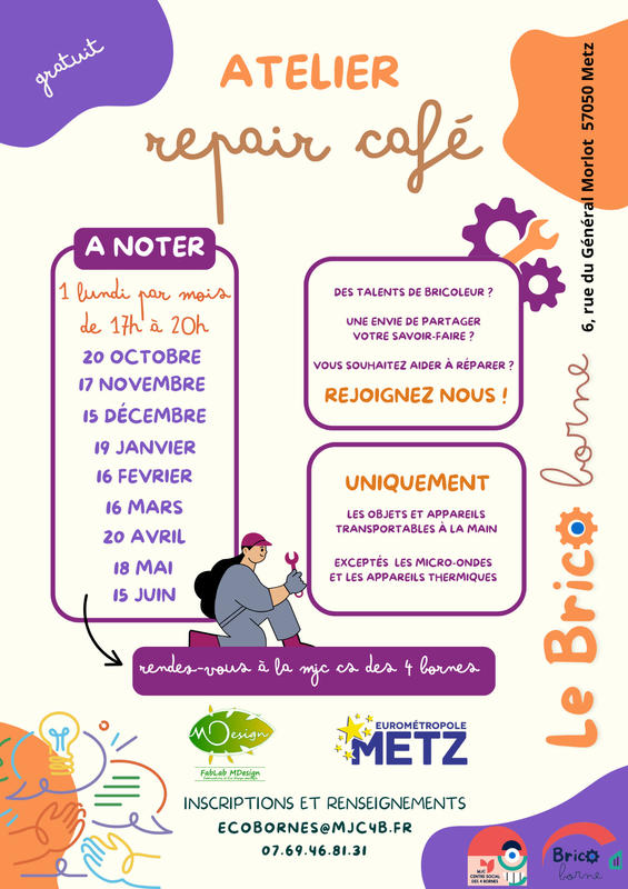 Atelier - Repair café