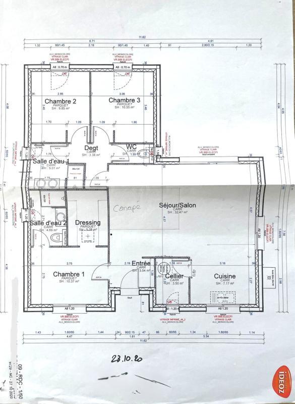 Maison - 97 m² - 6 pièces
