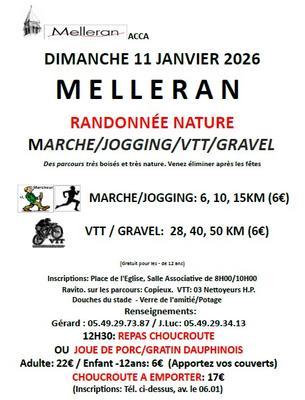 Randonnée nature : marche/jogging/Vtt/Gravel