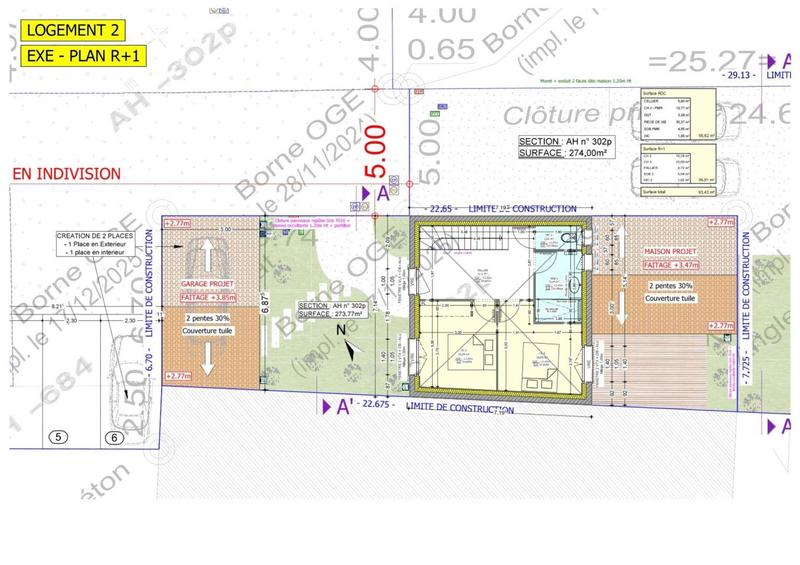 Maison - 94 m² - 5 pièces