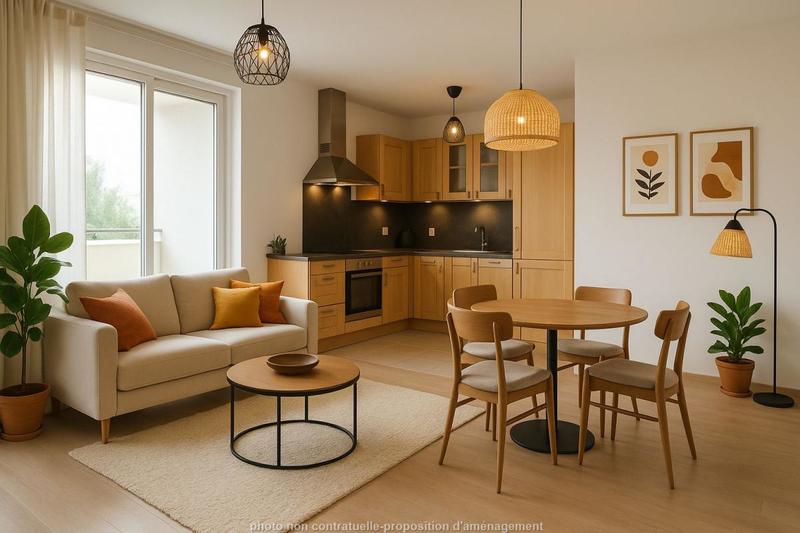 Appartement - 48 m² - 2 pièces