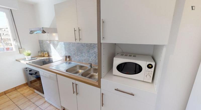 Chambre - 22 m² - 3 pièces