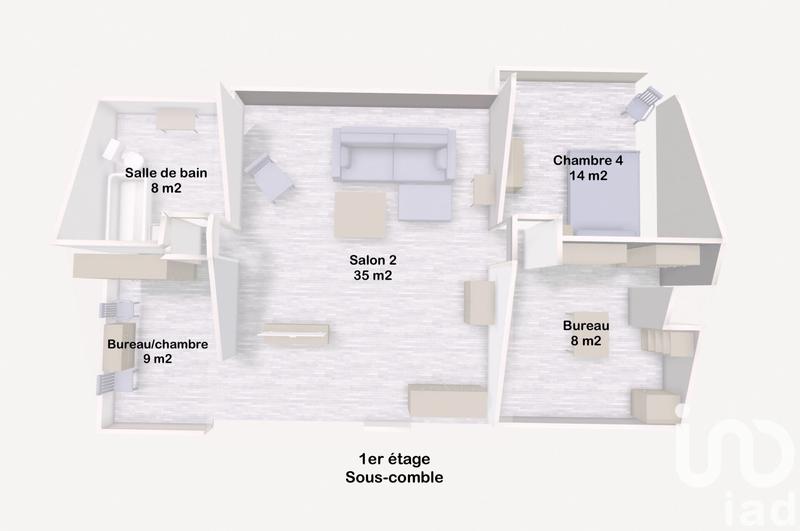 Maison - 135 m² - 7 pièces