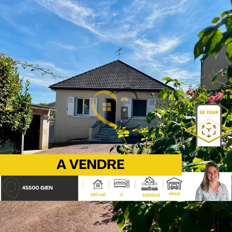 Maison - 107 m² - 5 pièces