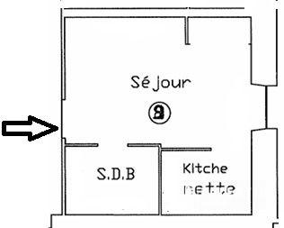Appartement - 20 m² - 1 pièce