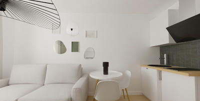 Appartement ancien - 15 m² - 1 pièce