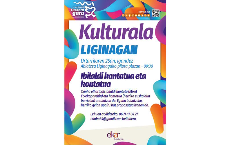 Korrika kültüra : balade contée et chantée