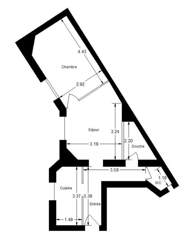 Appartement - 39 m² - 2 pièces