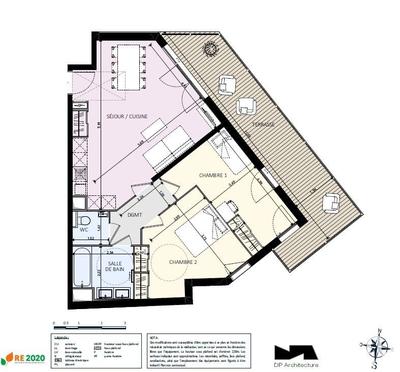 Appartement - 68 m² - 3 pièces