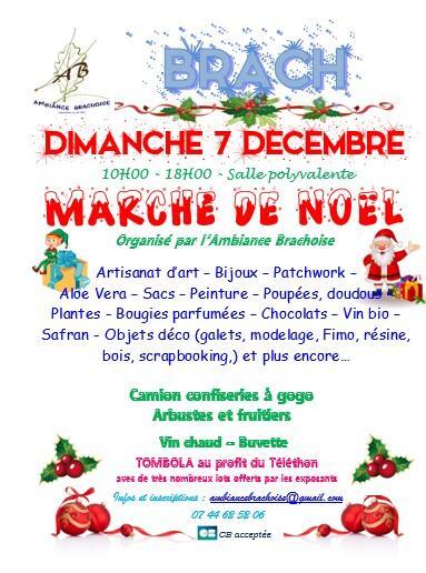 Marché de noël de l'ambiance brachoise